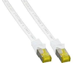 EFB bílá / Patch kabel / S/FTP / Cat6a / Cat7 Rohkabel / 30 m / RJ-45 / LSZH