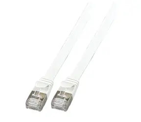 EFB Patch kabel plochý Cat6A U/FTP šedá / Patch kabel / 1,5 m / RJ-45 / PVC