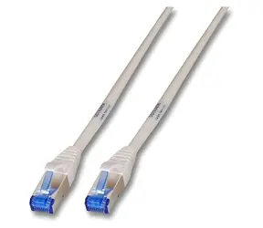 EFB CAT6a S/FTP 1m šedá / Patch kabel / RJ-45 / 10 Gbit/s / PVC