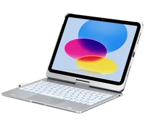 Typecase Flexbook Touch stříbrná / Klávesnicové pouzdro / Apple iPad 11" (A16) 2025/iPad 10.9" 2022