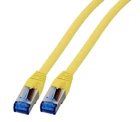 EFB Cat6a S/FTP superflex žlutá / Patch kabel / RJ45-RJ45 / 2 m / 10 Gbit/s