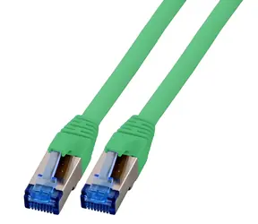 EFB Cat6a S/FTP superflex zelená / Patch kabel / RJ45-RJ45 / 1 m / 10Gbit