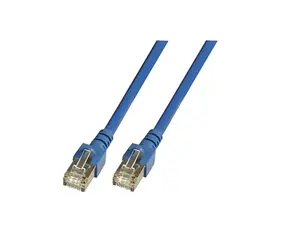 EFB Cat5e SF/UTP modrá / Patch kabel / RJ-45 / PVC / 10 m