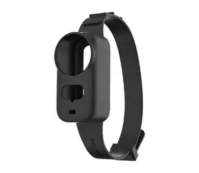 Sunnylife silikonový náramek DJI Osmo Nano černá / Poutko na ruku / ochranné pouzdro / 129-293 mm