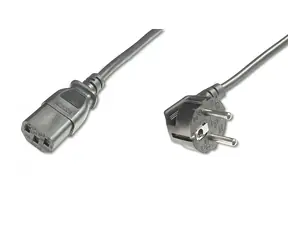 Digitus / Napájecí kabel / CEE7/7 - IEC C13 / 2,5 m / černá