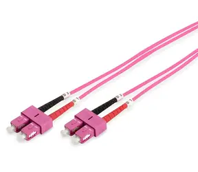 Digitus / Optický patch kabel SC-SC / Multimode OM4 / Duplex / 2 m