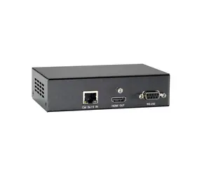LevelOne HDBaseT přijímač černá / AV přijímač / Cat5e/Cat6 / 2x HDMI / 2x RS-232 / 100 m