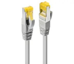 Lindy patch kabel Cat7 S/FTP šedá / Patch kabel / Cat6A konektory / RJ-45 / 600 MHz / 5 m