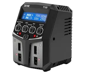 SkyRC T100 / Nabíječka / LiPo, LiFe, NiMH / 2x 50W / 5A / XT60