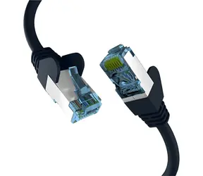 EFB Cat7 černá / Patch kabel / S/FTP / LSZH / RJ-45 / 0,15 m