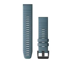 Garmin řemínek QuickFit 22 ocelově modrý / Řemínek / 22 mm / silikonový