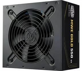 Cooler Master MWE Gold 550W V3 / Zdroj PC / ATX 3.1 / 80 PLUS Gold / 120mm / nemodulární