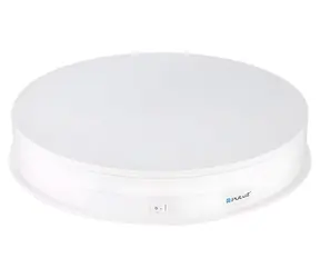 Puluz PU3049W bílá / Otočný stolek / průměr 30 cm / USB / nosnost 10 kg