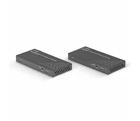 Lindy HDBaseT KVM Extender černá / KVM extender / HDMI 4K 60Hz / Cat.6 / 150 m / USB 2.0 / IR