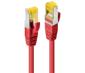 Lindy Cat7 S/FTP červená / Patch kabel / LSZH / 3 m / 600 MHz