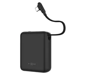 FIXED Zen 10 Loop černá / Powerbanka / 10 000 mAh / 30W PD / LCD displej / integrovaný kabel