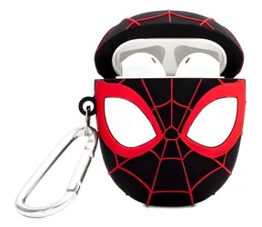 ThumbsUp! PowerSquad Pouzdro pro AirPods Miles Morales černá/červená / Pouzdro / Silikon / 1./2. gen. AirPods