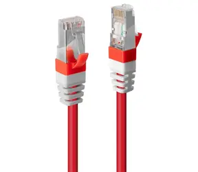 Lindy Cat6a S/FTP červená / Patch kabel / RJ45-RJ45 / PIMF / 5 m / 10 Gbit/s