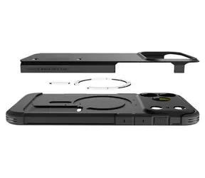 Spigen Tough Armor T Mag gunmetal pro iPhone 17 Pro Max / Ochranný kryt / MagSafe / MIL-STD 810G