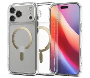 Spigen Ultra Hybrid MagSafe clear gold / Ochranný kryt / Apple iPhone 17 Pro / MagSafe