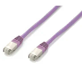 Equip Cat6A Platinum S/FTP fialová / Patch kabel / 15 m / 2xRJ45 / LSZH