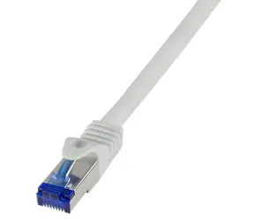 LogiLink šedá / Síťový kabel / Cat6A / S/FTP / 50 m / RJ-45 / bez halogenu