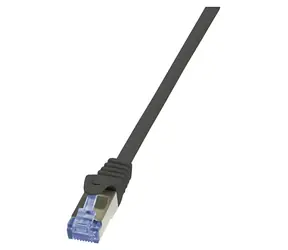 LogiLink CQ4093S černá / Patch kabel / Cat.6a / S/FTP / 10 m / RJ-45