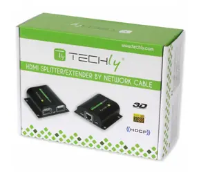 Techly 020706 / Extender HDMI / po kabelu Cat6/6a/7 / do 60 m / IR ovládání