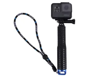 Puluz PU150 černá / Selfie tyč / kov/plast / 49 cm / pro GoPro, DJI, Insta360