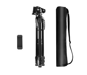 Puluz PU3096B černá / Stativ / 3D hlava 360° / držák telefonu / výška 55-139 cm / nosnost 3 kg