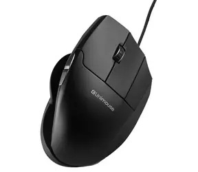 Contour UniMouse černá matná / Ergonomická myš / USB / pro praváky