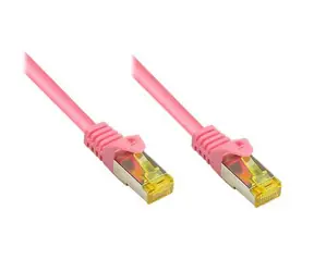 Good Connections Cat.7 S/FTP magenta / Patch kabel / RJ-45 / 600 MHz / 1,5 m / 10 Gigabit Ethernet