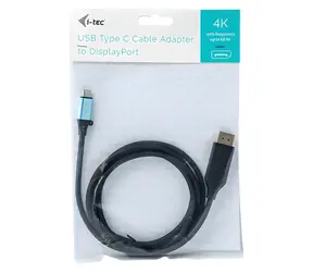 i-tec USB-C - DisplayPort adaptér 200 cm / Redukce / 4K 60Hz