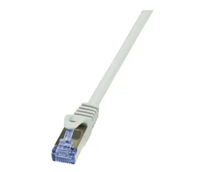 LogiLink CAT6A šedá / Patch kabel / S/FTP / RJ-45 / 15 m / LSZH