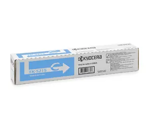 Kyocera TK-5215C Toner modrá / pro TASKalfa 406ci / výtěžnost až 15.000 stran