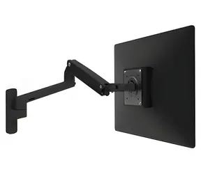 Ergotron MXV Wall Monitor Arm černá / Nástěnný držák / do 34" / výška 330 mm / náklon ±90° / nosnost 9,1 kg