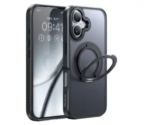 Mcdodo PC-4931 černá / Pouzdro / MagSafe / Stojánek / iPhone 16 Plus