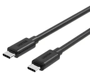 Unitek Kabel USB-C - USB-C černá / Kabel / USB-C (M) - USB-C (M) / 1 m
