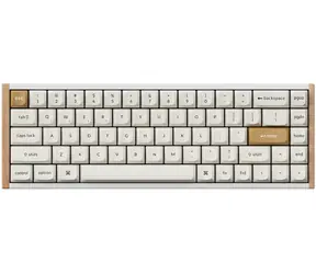Keychron K6H Gateron Double-Rail Magnetic Nebula bílá / Klávesnice / Hall Effect / BT / USB / Podsvícená