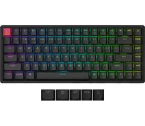 Keychron K2 v3 černá / Klávesnice / 84 kláves / Mechanická / Super Banana switch / Bezdrátová