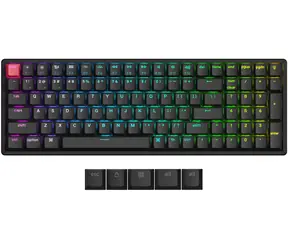 Keychron K4 V3 (Super Red) černá / Klávesnice / Mechanická / Super Red switch / Bezdrátová