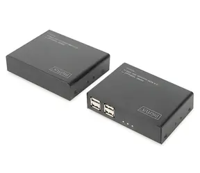 Digitus HDMI HDBaseT 2.0 KVM Extender Set / HDBaseT extender / 100 m / 4K 60Hz / 6x USB / Cat5e-8
