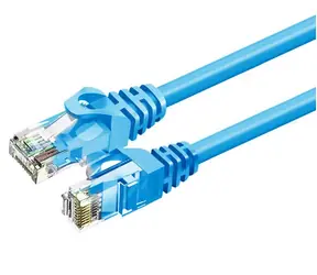 ZOY ZCR1B modrá / Síťový kabel / UTP Cat 6 / CCA vodič / 1 m