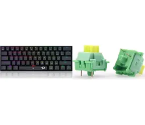 Redragon K630 DragonBorn černá / Herní klávesnice / mechanická / Outemu Red / RGB / USB / US / krytky A113 QT
