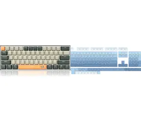 Redragon K606 Lakshmi / Herní klávesnice / mechanická / spínače Red / Ombre keycapy / USB