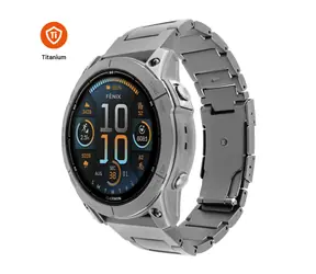 FIXED Titanium Strap přírodní titan / Řemínek / Garmin QuickFit 22 mm / Titan / PVD