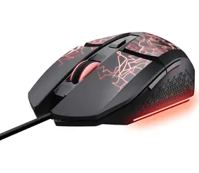 Trust GXT113 Felox černá / Herní myš / optická / 6400 DPI / 6 tlačítek / USB-A