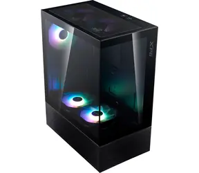 ADATA XPG INVADER X MINI černá / Skříň / Midi Tower / mATX / 5x120mm ARGB / tvrzené sklo / bez zdroje