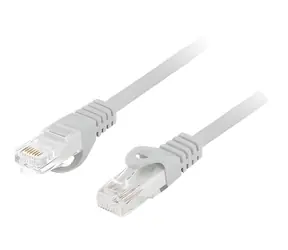Lanberg patch kabel Cat6 šedá / Patch kabel / UTP / LSZH / 1 m