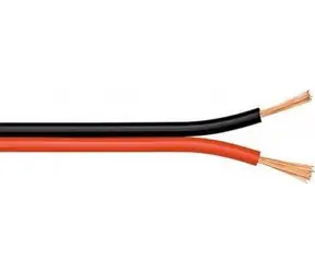 Goobay reproduktorový kabel červený/černý CU 50 m / Kabel / Měděné vodiče